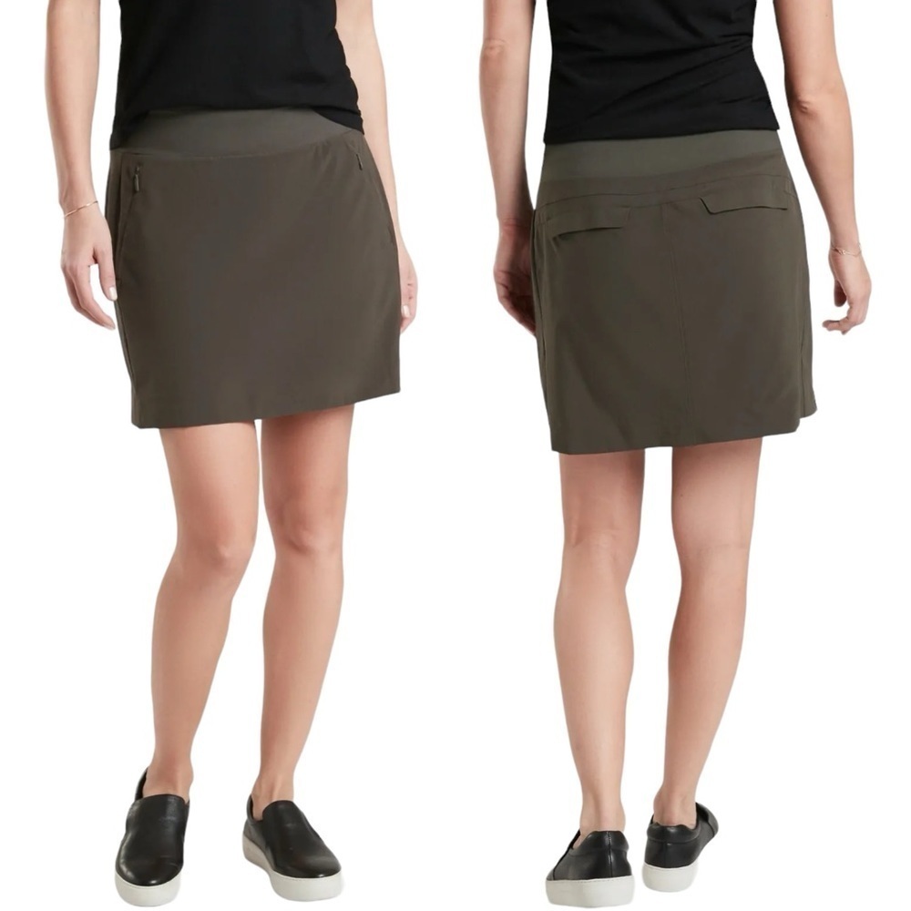 Athleta Soho Skort in Mountain Olive Skirted Shorts Size 6